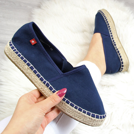 Espadryle_granantowe