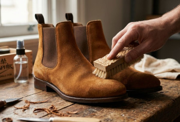 Obuwie zamszowe - czyszczenie i pielęgnacja