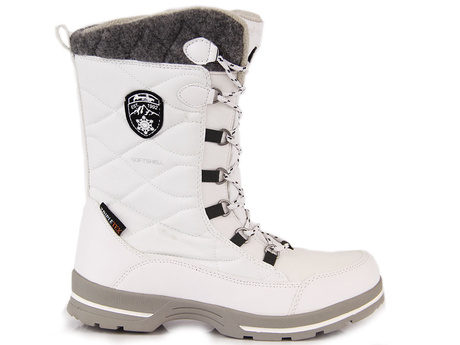 Śniegowce damskie wodoodporne zimowe białe American Club SN08